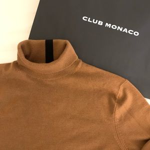 Club Monaco Merino Wool Turtleneck Sweater